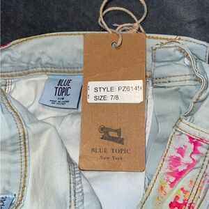 Light Blue Multi Color Women's Jeans